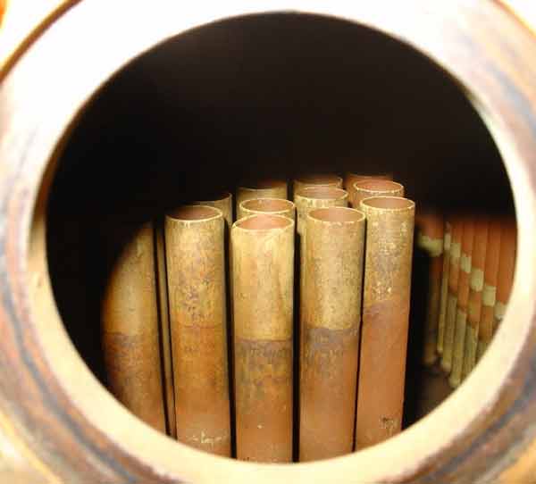 QE2's evaporator unit after merus water treatment