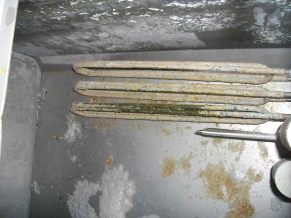 limescale build up in dishwasher